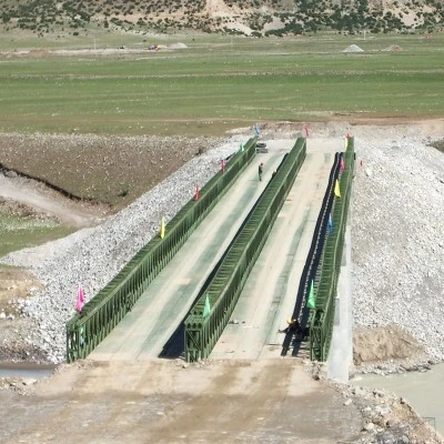 Modulární přenosný Bailey Bridge Přenosné mosty přes říční mosty